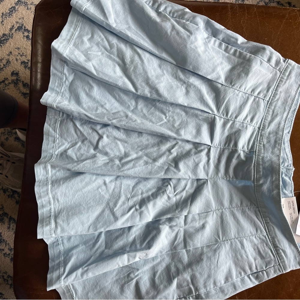 American Eagle Outfitters Light Blue Midi Skort